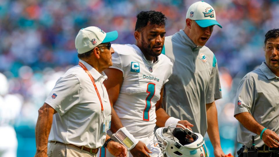 Miami Dolphinsin pelinrakentaja Tua Tagovailoa loukkaantui